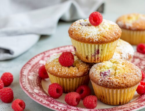 Muffin ai frutti rossi e yogurt senza glutine